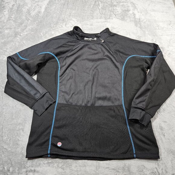 Freeze Out Shirt Mens 3XL Black Thermal Protection Motorcycle Fitted Base Layer - Picture 1 of 12